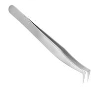 ACOGEDO Precision en Acier Inoxydable à Cils Greffes Tweesers pour Extension Professionnelle des Cils - Pincettes Anti- Argentées avec Pointe Fine et Coquille de Protection