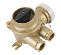 ACOGEDO Prise de Boîte de Jonction en Laiton Marin avec CZKH202-3 10A Excellente conductivité électrique IP56 Prise de Boîte de Jonction électrique pour Bateau Brouillard Salin avec C de en Laiton