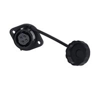 ACOGEDO Prise de Courant d'aviation à Bride SP16, Connecteurs Mâles et Femelles IP68 pour équipement (4 conducteurs (250V 5A))