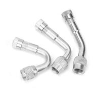 ACOGEDO Rallonge de Valve de Pneu en Laiton 90° 135° 45° Adaptateur d'extension de Tige de Valve pour Voiture Moto VéloOr et Degrés 90 sont en Caoutchouc Trois 3 Pièces et équipés de de Pneu Degrés