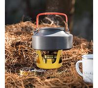 ACOGEDO Réchaud à Combustible Ultra Léger Portable pour l'extérieur, Barbecue, Camping, utilisé Directement 2 le Brûleur à Esprit, Réchaud d'extérieur, Portable, Mini de Cuisine d' (GOLD)
