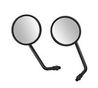 ACOGEDO Rétroviseur Universel de 3,4 Pouces pour Moto - Rétroviseur Latéral en Aluminium CNC avec Lentille en Verre brisé, adapté pour,