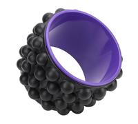 ACOGEDO Rouge Arrière Arrière - Rouleau de Cracker 3D à Point d'acupoint pour Soulager de Raideur, Roue de Yoga Violet et Noir pour la Thérapie de l'espace pour Colonne Vertébrale et Amélioration