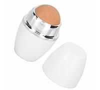 ACOGEDO Rouleau Facial pour le Contrôle de l'huile, Favorise le Métabolisme des Cellules et le Massage des Pores, l'outil de Soin de la Peau de Pierre Volcanique Naturel, Compatible avec le (WHITE)