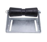 ACOGEDO Rouleaux de Remorque de Bateau avec Support Kit d'assemblage de Rouleau de Quille en Caoutchouc en Acier galvanisé à économie d'effort Robuste Essieu de Quille de 8 Pouces avec Support de