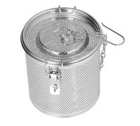 ACOGEDO Sac d'assaisonnement en Acier Inoxydable, Filtre à épices Polyvalent, Passoire d'assaisonnement pour Sauce, Soupe, Goût 'épices, 0,3 L, Soupes et pour Ragoûts ', en Acier Inoxydable (1.3L)