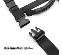 ACOGEDO Sangle de Coffre Arrière de Moto avec Boucle Cam-Lock, Attache de Bagage en Nylon avec Poignée Ergonomique - Ajustement Universel pour Valises Latérales et équipement de Camping