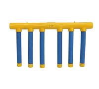 ACOGEDO Sticks de Chute Interactifs Attraper Le Jeu de Jeu pour Les Enfants et Les Adultes avec Une Vitesse et Une Fonction Sonore Réglables en Jaune et Bleu pour la Coordination des Yeux et la