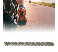 ACOGEDO Structure de Précision en Alliage d'aluminium Vélo de Route de Montagne Chaîne Demi-creuse Vélo Pliant Accessoire de CyclismeS9L Gris or Supérieur Plus Stable et Plus Rapide entre en (S8L