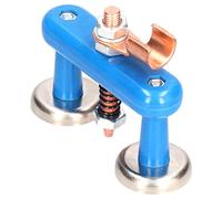 ACOGEDO Support de Soudage MagnétiqueTête d'Aimant de SoudageAimant de Soudage au SolDouble Aimant We Pince de Support de Magnétique avec Forte Aspiration, Disque Magnétique de 36 Mm Pratique