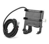ACOGEDO Support de Téléphone pour Vélo avec Prise de Charge USB | Matériau en alliage d\'aluminium, conception étanche, crochet à griffe antidérapant, compatible avec les appareils de 55 à