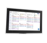 ACOGEDO Tableau des Tâches du Calendrier Numérique WiFi de 15,6 Pouces, écran Tactile HD, Affichage Interactif, Planificateur Familial Intelligent, Galerie D'art avec (Prise UE)