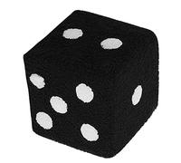 ACOGEDO Tabouret Cube DOUX Confortable Simple Chaud Base Robuste Tabouret Cube pour La Maison Salon Chambre Noir 29x29x25cm densité Douce une Peau de Coussin épaisse Siège DOUX Qui Permet une