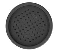 ACOGEDO Tapis de Doseur de café, Bon Compact, Rond, Antidérapant, pour Poudre de café, pour Domestique, Amateur de Noir, pour Tapis de Doseur de, de Rond en Silicone, de de en Silicone (BLACK)