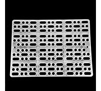 ACOGEDO Tapis Facile à Tapisser pour de Guinée à Utiliser Entièrement Non Toxique A MatEasy to MatDurable MatNest Pad pour Cochon d'IndeCage Mat pour Guinée (White)