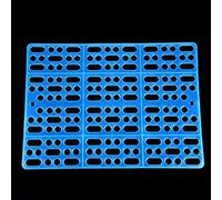 ACOGEDO Tapis Facile à Tapisser pour de Guinée à Utiliser Entièrement Non Toxique A MatEasy to MatDurable MatNest Pad pour Cochon d'IndeCage Mat pour Guinée (Blue)