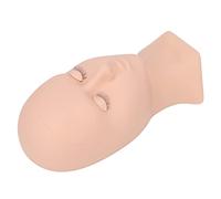 ACOGEDO Tête de Mannequin Détachable pour la Pratique du Maquillage - Moule de Visage élastique en Silicone Doux avec des Cils Allongeurs - Rose, pour l'entraînement d'extension des Cils (Double