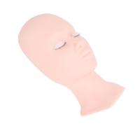 ACOGEDO Tête Mannequin de Cils à Touche Doux avec Paupières Remplaçables pour Extension des Cils et Pratiques de Maquillage - Pratique de en Silicone Face Mannequin