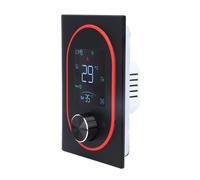 ACOGEDO Thermostat Couleur Intelligent LCD Bouton Programmable de Contrôle écran Tactile Thermostat de Chauffage électrique avec Application pour Maison Hôtel Bureau AC 95 V à 240 V Blanc Modèle (#1)