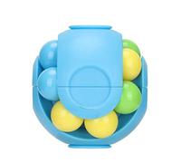 ACOGEDO Toys de la Boule de Soulagement du Stress Haricot en Rotation - Boule de Puzzle éducatif pour les Adultes et les Enfants - Matériau ABS, Bleu, Améliore les Compétences et Soulage l'anxiété