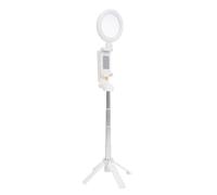 ACOGEDO Trépied de Téléphone Perche à Selfie avec Télécommande Bluetooth et Lumière de Remplissage pour Smartphones Diffusion en Direct