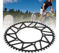 ACOGEDO Ultra Léger LP Vélo Dents Positives et Négatives Plateau Unique 130BCD Roue à Chaîne Accessoire de Vélo de Chaîne de Durée de Vie en Alliage de Bruit de qualité une Réduction Maximale (56T)