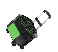 ACOGEDO Valise à roulettes Portable pour Chiens et Chats - Transporteur de Voyage Respirant avec roulettes - Valise Confortable pour Animaux de Compagnie en Vert (Green)