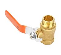 ACOGEDO Valve à Billes de Tuyau en Laiton Premium 1/2 "BSP DN15 avec Fil Masculin et Féminin pour Un Arrêt Efficace dans Les Applications Industrielles