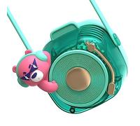 ACOGEDO Ventilateur de Cou Portable sans Lame, Chargement USB, 3 Vitesses, Ventilateur Suspendu Portable pour le Confort en Extérieur (BLUE)