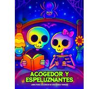 Acogedor y Espeluznantes: Libro para colorear de criaturas tiernas, brujitas y fantasmas adorables. Estilo kawaii para niños y adultos