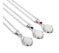 ACOLY Collier Médaillon Sirène 3 Pièces, Collier Coquillage H2O Imprint, Cadeau Pour Femmes Et Filles