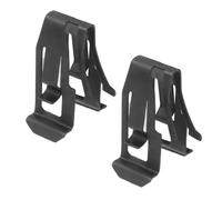 ACOLY Lot de 2 clips de fixation pour pare-soleil en fer noir, 74336-52010, pour Toyota Land Cruiser, Camry, Yaris, Corolla et Lexus