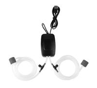 ACOLY Pompe à air USB pour aquarium avec double pierre à air, mini pompe à oxygène portable à économie d'énergie avec tuyau et pierre à bulles, alimentation stable en oxygène pour aquariums