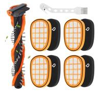 ACOMTUO 4 Filtres pour Aspirateur Sans Fil Philips SpeedPro Max, FC5005/01 Filtres de rechange Accessoires pour Philips FC6812、FC68148,1 Brosse pour Philips Speedpro max,1 Brosse de Nettoyage