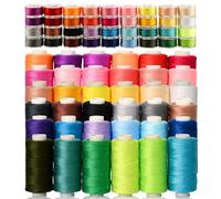 ACOMTUO Fil à Coudre Kit, 400 Yards De 36 Couleurs Fil Couture Machine a Coudre, Fil de Machine à Coudre Adapté aux Machines à Coudre et à Une Utilisation Quotidienne