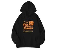 aCookieGod Merch Sweat à capuche unisexe à manches longues avec inscription « Dip Your Cookies In This Milk », Noir , 3XL