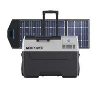 ACOPOWER LiONCooler Pro HY-COMBO-PX30 Kit de combinaison de panneau solaire portable pour camion, camping-car, bateau, camping en plein air, 30 litres, noir et gris