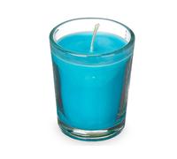 Acorde Set de 6 Bougies en Verre Océan Bleu 16 x 6,5 x 11 cm (Set de 12)