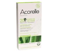 Acorelle Épilation Bandes De Cire Froide Corps Bio Pièces 2x10
