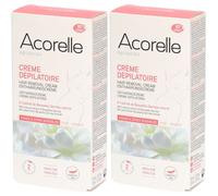 Acorelle Crème Dépilatoire Visage & Peaux Sensibles VEGAN 2x75 ml
