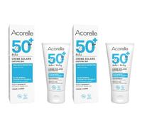 Acorelle Crème Solaire Bébé SPF50+ Pour La Peau 2x50 ml