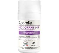 Acorelle Déodorant Roll-On 24h Peaux Sensibles Bio Certifié Flacon 50ml