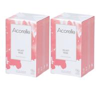 Acorelle Eau de Parfum 'Velvet Rose' BIO De 2x50 ml