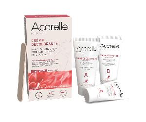Acorelle Epilation Kit Crème Décolorante Visage et Corps