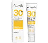 Acorelle Nature Sun Spray Solaire IP30 Visage Et Corps Bio Tube Pompe 100ml