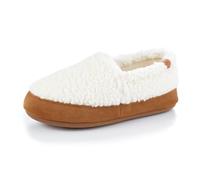 Acorn Chaussons Mocassins pour Femme - Beige - Buff Popcorn, 42/44 EU