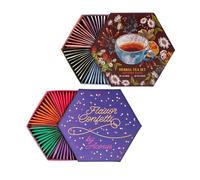 ACORUS Autumn Taste & Flavor Confetti Coffret Cadeau de Thé - 120 Sachets, 12 Saveurs - Infusions Fruits & Plantes - Assortiment Automne Premium Individuellement Emballé