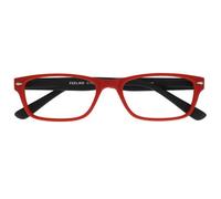 Lesebrille Feeling rot-schwarz +2.50 dpt