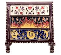 ACOTAR Feyre's Dresser Court Épine Roses Book Fantasy Series Badge en émail 3,2 cm