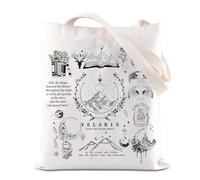 ACOTAR Merch Velaris City of Starlight Merch The Night Court Inspire Sac fourre-tout Acotar Velaris, Velaris UK, 14.56INCH
